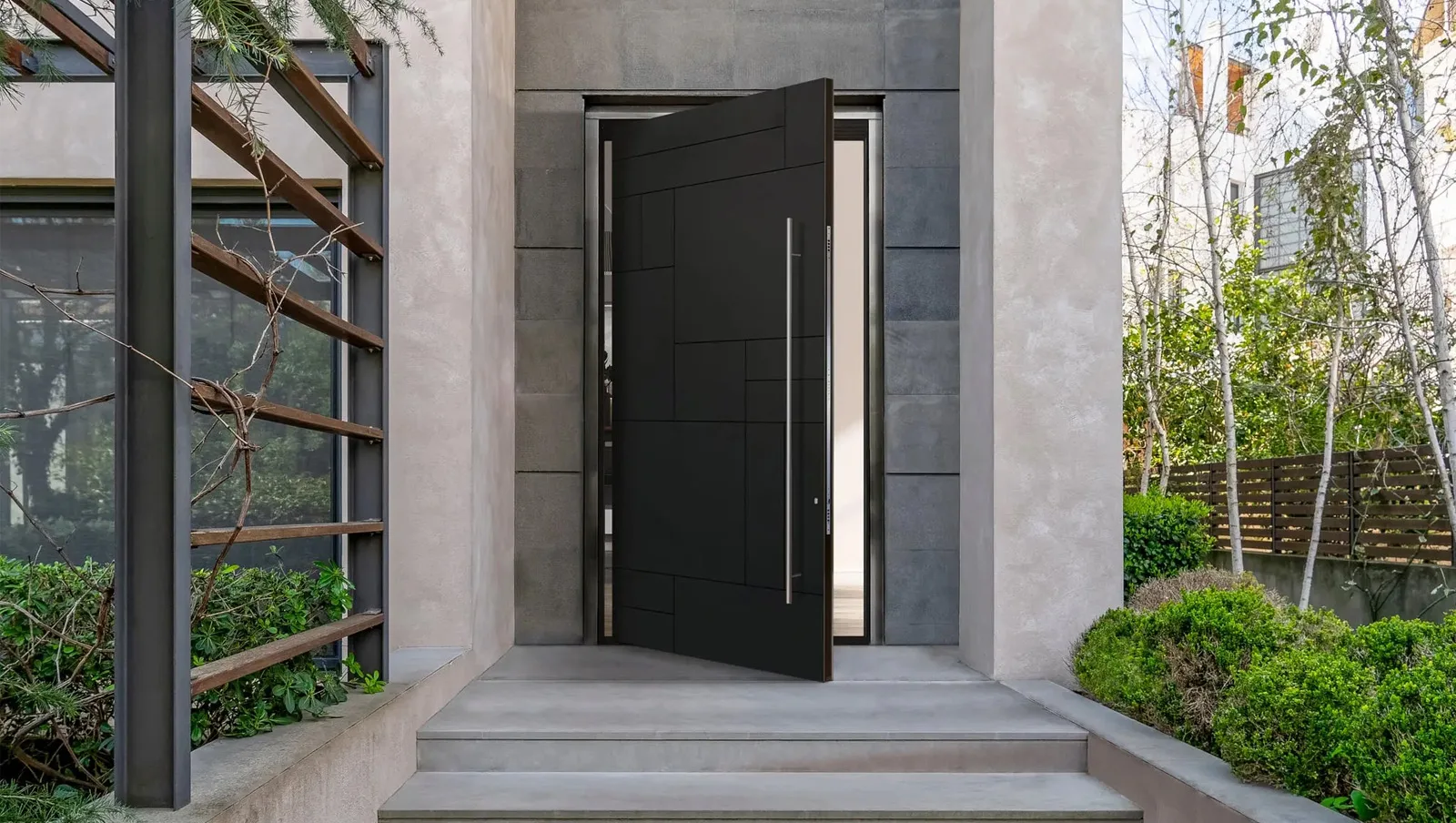 Pivot door installation in Phoenix, Arizona